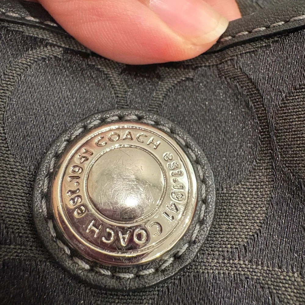 Coach Black Signature Crossbody Bag - Picture 13 of 14